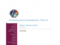 kirchenbauverein-grossniedesheim.de Webseite Vorschau