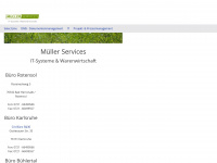 mueller-services.de Webseite Vorschau