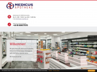 medicus-apotheke.com Webseite Vorschau
