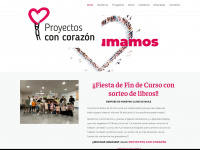 proyectosconcorazon.org Webseite Vorschau