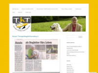 therapiehunde.org Webseite Vorschau