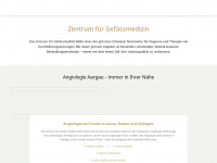 angiologie-aargau.ch Webseite Vorschau