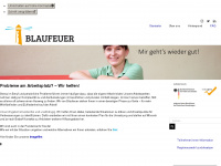 blaufeuer.info Webseite Vorschau