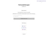 parfumabfuellungen.de Webseite Vorschau