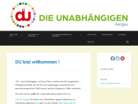 du-aargau.ch Webseite Vorschau