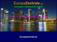 europazentrale.eu Webseite Vorschau