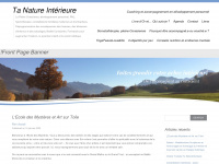 natureinterieure.ch Webseite Vorschau