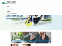 sehlhoff.jobs Webseite Vorschau