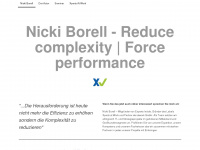 nickiborell.com Webseite Vorschau