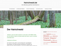 hainichwald.wordpress.com Webseite Vorschau