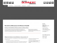 bohnert-gmbh.de Webseite Vorschau