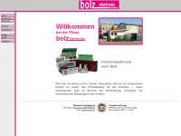 bolz-electronic.de Webseite Vorschau