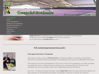 tennisclub-bonlanden.de Webseite Vorschau