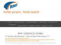 rmf-vordach.de Webseite Vorschau