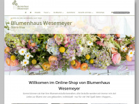 blumen-wesemeyer-shop.de Webseite Vorschau