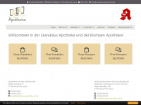 skarabaeus-apotheke-nk.de Webseite Vorschau