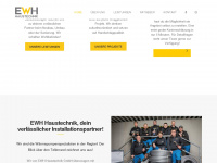 ewh-haustechnik.at Webseite Vorschau