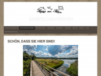 hausamsee-dreifelderweiher.com Webseite Vorschau