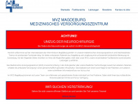 mvz-klinikum-magdeburg.de Webseite Vorschau
