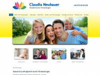 kinesiologie-neubauer.at Webseite Vorschau