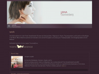 jana-sonnenberg.com Webseite Vorschau