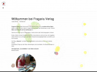 fragaria-verlag.at Webseite Vorschau