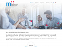 mi-incubator.com Webseite Vorschau
