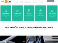 fit4life-hartberg.at Webseite Vorschau