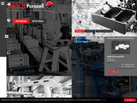hirsch-porozell.hu Webseite Vorschau