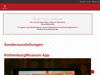 rothenburgmuseum.de Webseite Vorschau