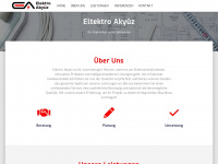 elektro-akyuez.de Webseite Vorschau