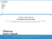 t-alpha.ch Webseite Vorschau