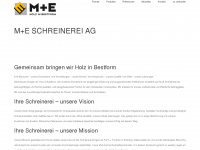 me-schreinerei.ch Webseite Vorschau