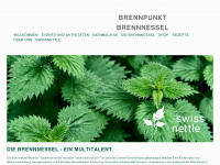 brennpunktbrennnessel.ch Webseite Vorschau