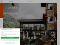 mia-alpina.at Webseite Vorschau