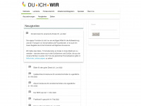 du-ich-wir.org Webseite Vorschau