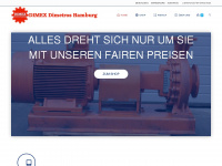 dimex-hamburg.com Webseite Vorschau