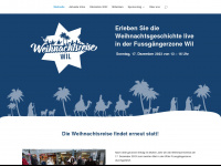 weihnachtsreise-wil.ch Webseite Vorschau