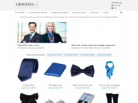 cravates.fr Webseite Vorschau