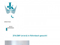 zahnarzt-roehrnbach-jobs.de Webseite Vorschau