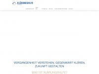 klärungshilfe.ch Webseite Vorschau