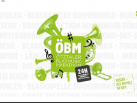 oetztaler-blasmusikmarathon.at Webseite Vorschau