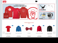 shirtshop-spd.de Webseite Vorschau