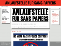 sans-papiers-basel.ch Webseite Vorschau