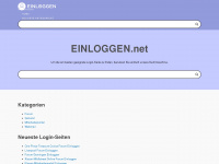 einloggen.net Webseite Vorschau