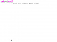 klebundschrift.ch Webseite Vorschau