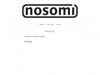 nosomidesign.com Webseite Vorschau