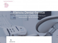klenota-dental.de Webseite Vorschau