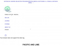 pacific-lime.com Webseite Vorschau