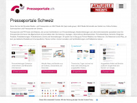 presseportale.ch Webseite Vorschau